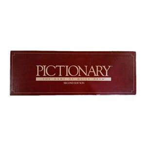 1987 Pictionary 2nd Edition Charades Game Complete